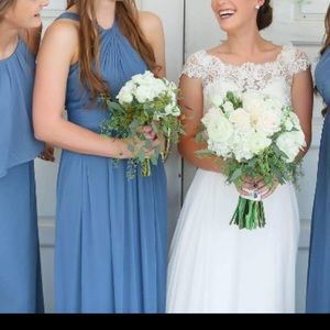 Bridesmaid dress (steel blue)